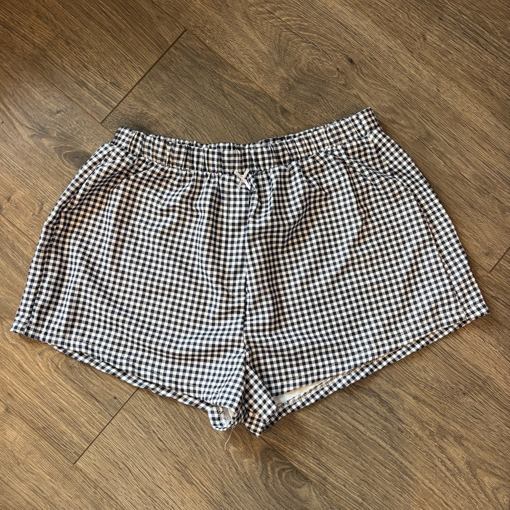 Altar’d State Women’s Size Small Intimate Gingham Shorts